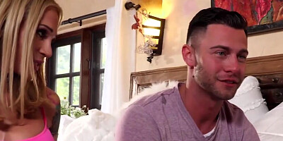 She will Cheat – Tattoo MILF Sarah Jessie Fucks her Stepson and Cuckolding her Husband