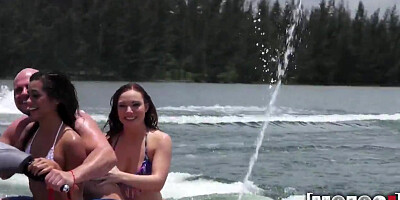 Mofos - Hot Threesome on the Seadoo