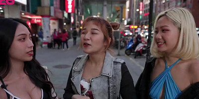 Asian slut college whore with curvy body and big butts have a hardcore sex with stranger