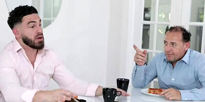 Juicy girl is fucked in face and cunt by a horny stepbrother