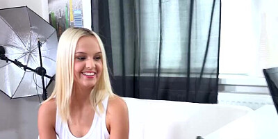 Blonde in her First Anal Movie