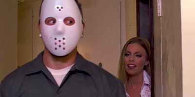Full-bosomed MILF Britney Amber is being fucked by a masked man