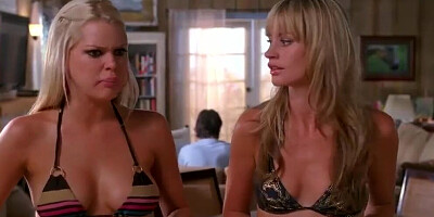 Two Blonde Celebrity Sophie Monk & Cameron Richardson Topless and Bikini