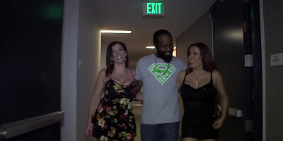 Black Cock 3Some With Milfs Sara Jay & Nicky Ferrari!