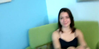 Slutty girl is more than willing to do anything in the bedroom for money