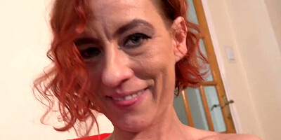 AuntJudysXXX - Petite Redhead Cougar MILF 'Fire Girl' Brings You Home from the Club (POV)