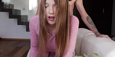 Step sister gets stuck everywhere, how will it end?