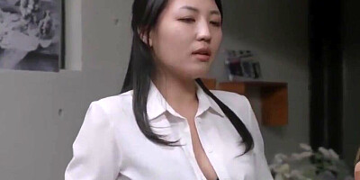 Hot Korean girl helps her shy stepbro lose his virginity