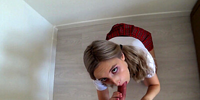 Cute baby Anny Walker was fucked by a roommate