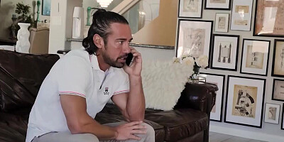 Petite chick blows hung man and gets impaled on his hard cock