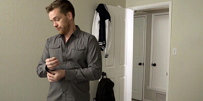 Lovely blonde gal with glasses is turned on by the cock of her stepbrother