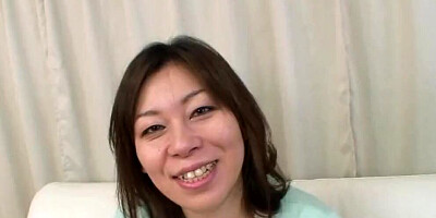 Having natural Asian tits mature Haruko Ogura is always nice