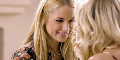 Sarah Vandella and Katie Morgan are licking pussies and scissoring