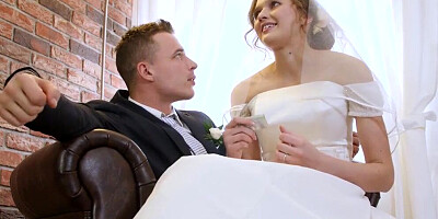 Husband Allows A Friend To Fuck His Wife In A Wedding Dress And Bring To Orgasm - Stacy Cruz