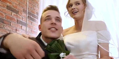 Husband Allows A Friend To Fuck His Wife In A Wedding Dress And Bring To Orgasm - Stacy Cruz