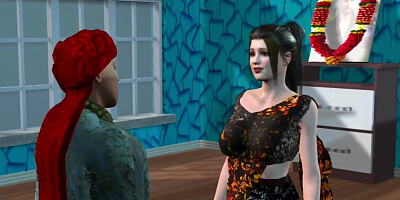 Hot sexy step sister cheating with step brother anal sex