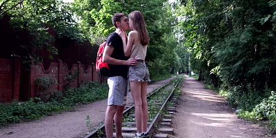 Guy licks and drills sweet pussy of young hottie