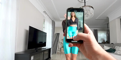 Luxury Girl is filmed POV-style while sucking hard cock