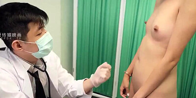 Big dick doctor fuck her skinny patient in the hospital