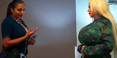 Sabrina Sabrok y polisex video completo