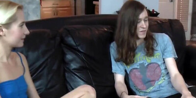 stepbrother fucks his step-sister with his monster cock