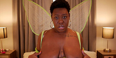 Black BBW Tinkerbell Fucks For The Dust