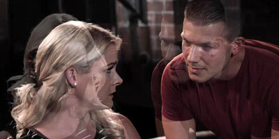 Blonde girl is going to live out some of her darkest sexual fantasies