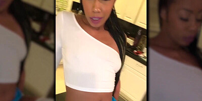 Dazzling ebony princess Misty Stone and the kinky things she does in her spare time