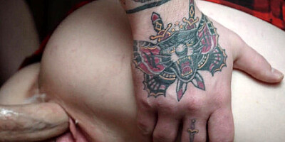 Very wet and tight pussy gets big cock inside very fast and hard closeup 4K 60FPS