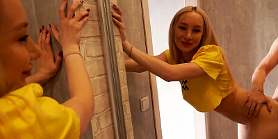 We're half an hour late and she's still in her panties