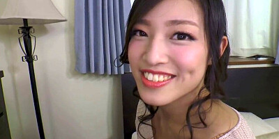 Curly-haired Asian lady has her juicy private parts explored by a horny guy