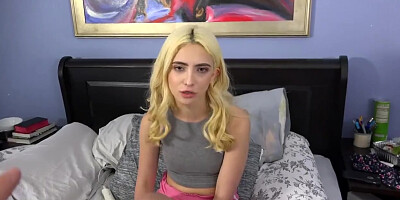 Jobless Blonde Finds Roommate's Hidden Camera