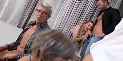 Family visits a Swingers Club for the First Time