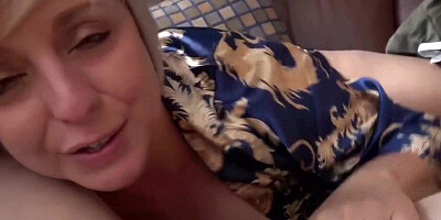 MILF Brianna Beach is filmed by her stepson during copulation