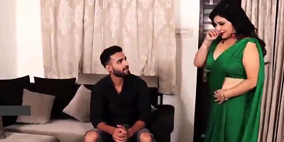 Naughty BBW aunt loves having her favorite handsome cousin at her place