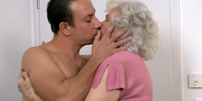 Kinky man licks slutty grandma and pokes her with hard cock