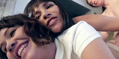 BrokenTeens - Yhivi Takes Some Fucking Lessons From Her Ste