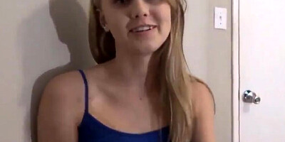 Amateur cutie sucks and rides a big cock in front of the camera