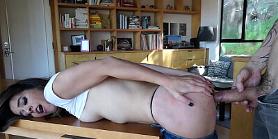 Passionate Couple Rough Sex with Orgasms and Creampie