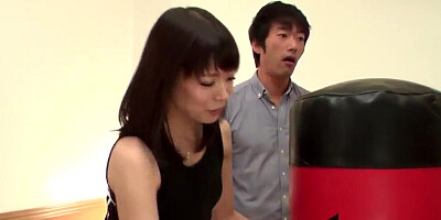 Japanese housewife Nao Mizuki is fucked and creampied by husband's brother