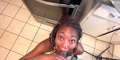 “STOP ! W T Fuck!!! I said Pull it Out!!! why did you Cum in me I’m your maid not your cum bucket