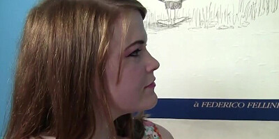 Cute stepdaughter just turned eighteen and gets fucked by an old man