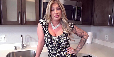 Splendid cougar blows her gifted stepson and gets fucked from behind