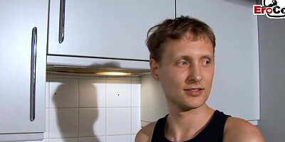 Student guy meet german mature housewife and fuck