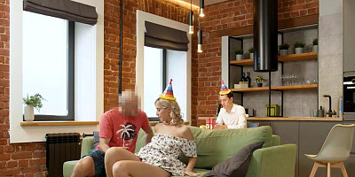 Russian guy lets stranger analyze girlfriend for money