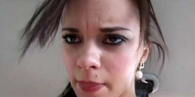 Stranded euro teen Lea Guerlin fuck in the van for free ride