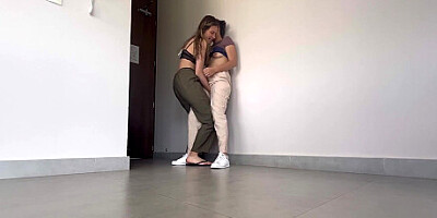 Scarlett not now!!! If you touch me like that you have to fuck me!!