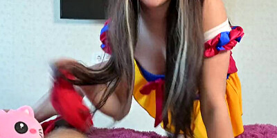 Amateur stepsister wanted to play! Petite teen received a huge cumshot in the mouth and had to swallow it all!