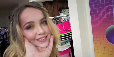 Cute blonde doll turned into lustful harlot who craves hardcore anal fucking
