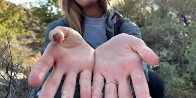 Two Hot Couples Fuck on Hike - Horny Hiking Ft. Sparksgowild Public Sex POV